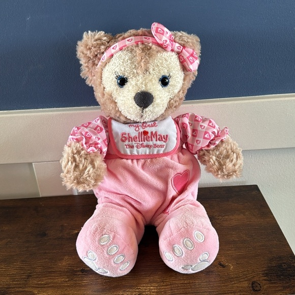 Disney parks authentic, original My First Shellie May The Disney Bear pink 14” - Picture 1 of 8